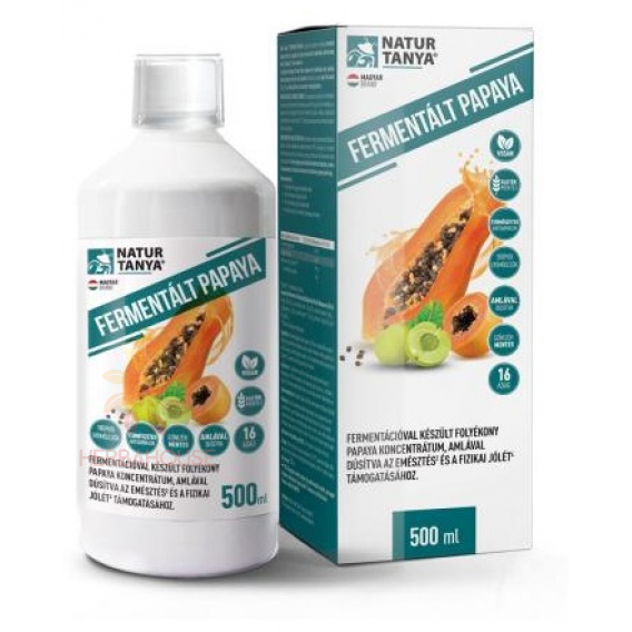 Obrázok pre Natur Tanya Fermentovaná papaya s amlou - podpora trávenia a črevného zdravia (500ml)