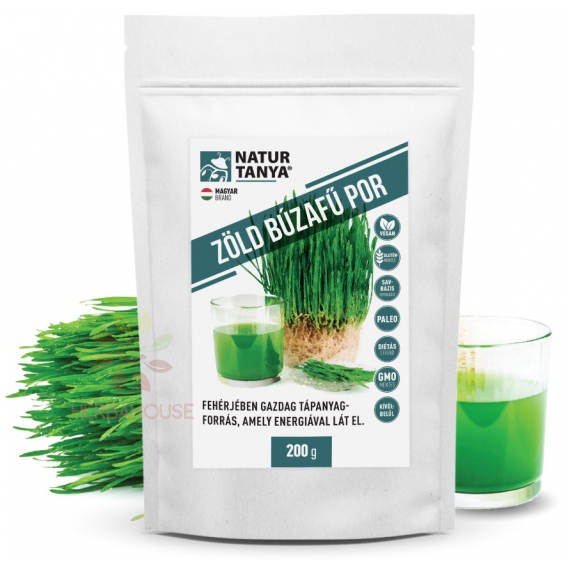 Obrázok pre Natur Tanya Prášok zo zelenej pšeničnej trávy (200g)