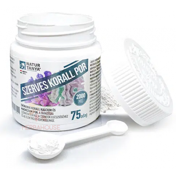 Obrázok pre Natur Tanya Organický koralový prášok – kalcium a horčík pre silné kosti a svaly (150g)