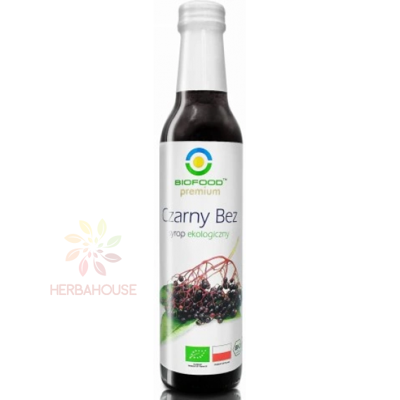 Obrázok pre Biofood Bio sirup z bazy čiernej  (250ml) 