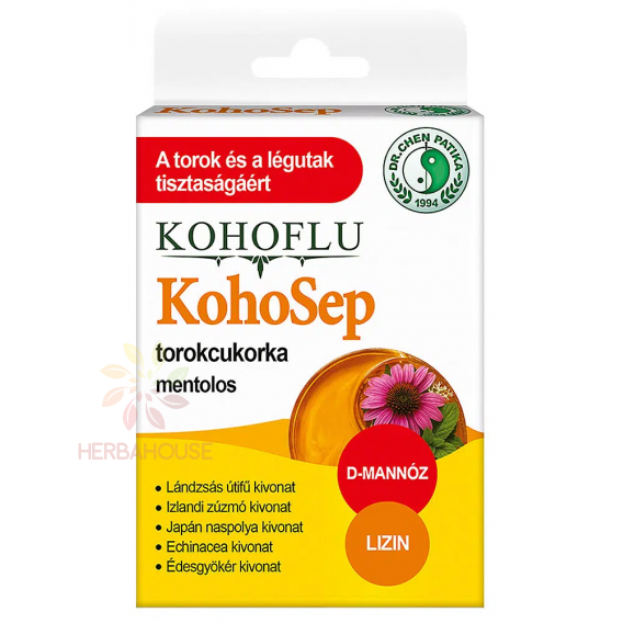 Obrázok pre Dr. Chen Kohosep bylinkové cukríky na hrdlo (12ks)