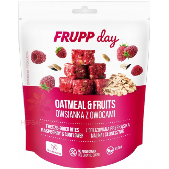 Obrázok pre Celiko Frupp day Bezlepkové ovsené kocky lyofilizovaná malina a slnečnica (25g)