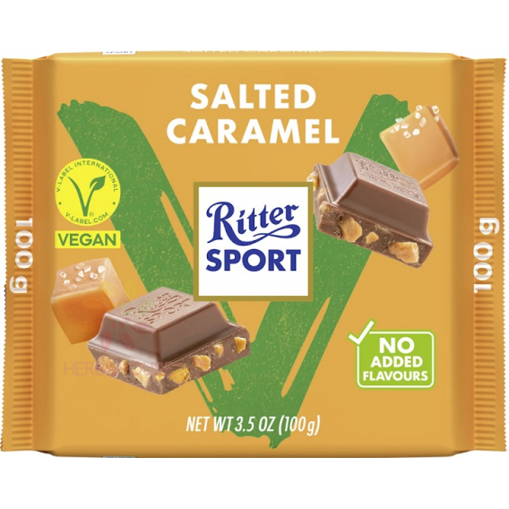 Obrázok pre Ritter Sport Vegan čokoláda so slaným karamelom (100g)