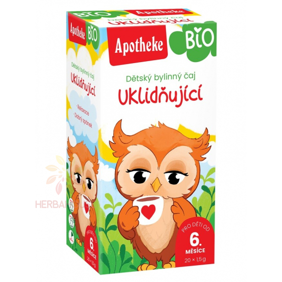 Obrázok pre Apotheke Bio Detský bylinný čaj ukľudňujúci - od ukončeného 6. mesiaca (30g)