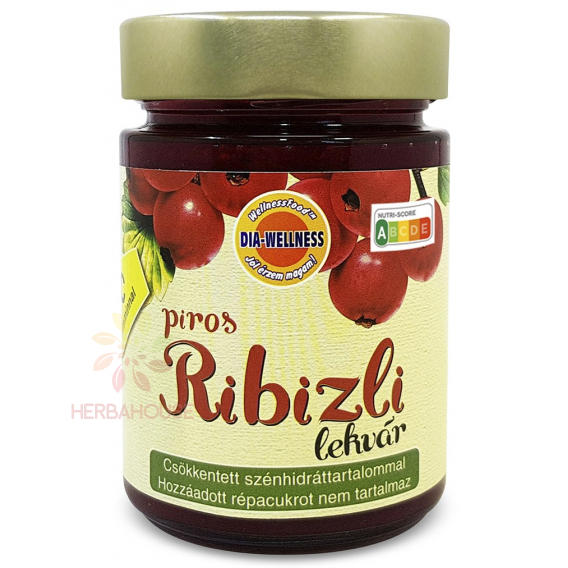 Obrázok pre Dia-Wellness Ríbezľový džem so zníženým obsahom cukru (380g)