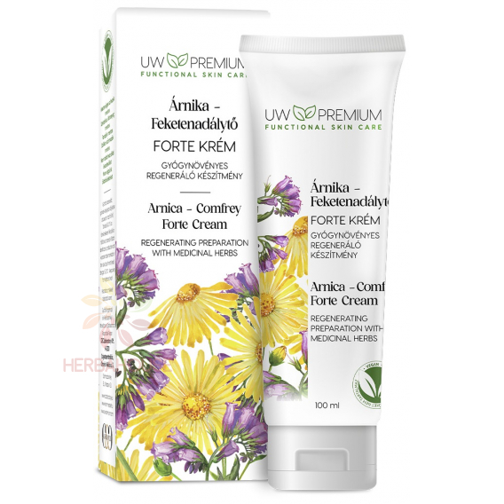 Obrázok pre UW Premium Bylinný krém na svaly, kĺby, pomliaždeniny a regeneráciu (100ml)