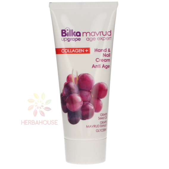 Obrázok pre Bilka Mavrud Age Expert Hydratačný anti-age krém na ruky a nechty s kolagénom, olejom z hroznových jadierok (100ml)
