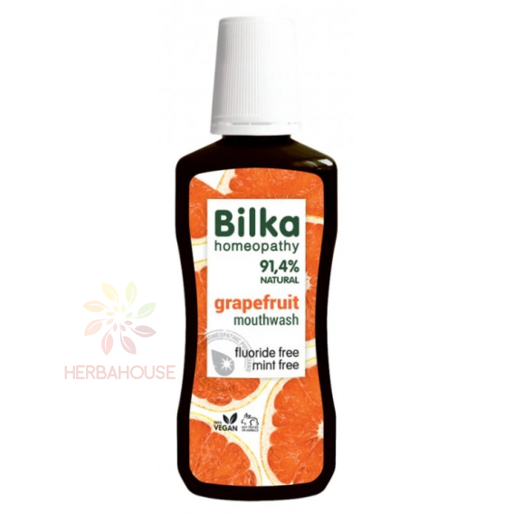 Obrázok pre Bilka Homeopathy Prírodná ústna voda s grapefruitom bez fluóru a mentolu (250ml) 