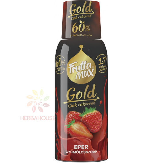 Obrázok pre Fruttamax Gold Sirup jahoda (500ml)