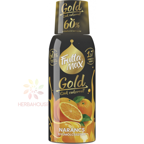 Obrázok pre Fruttamax Gold Sirup pomaranč (500ml)