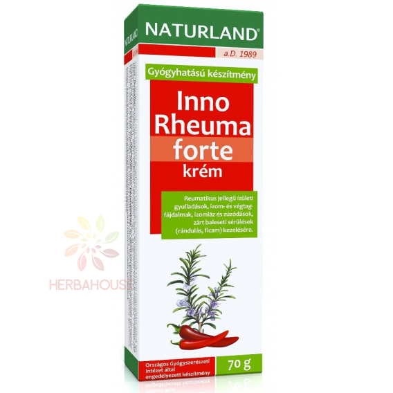 Obrázok pre Naturland Inno Rheuma Forte bylinný krém – intenzívna úľava pre svaly a kĺby (70g)