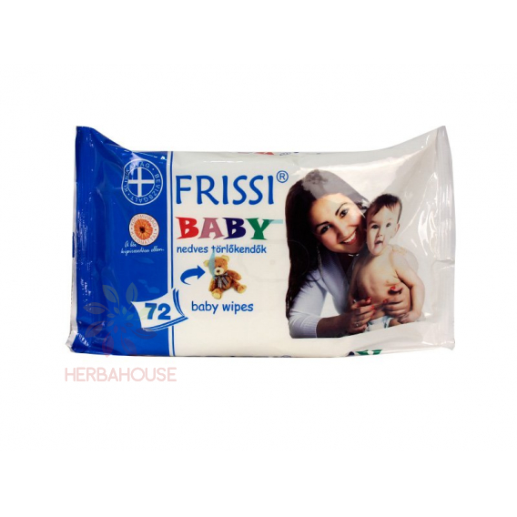 Obrázok pre Frissi Baby detské vlhčené čistiace obrúsky (72ks)
