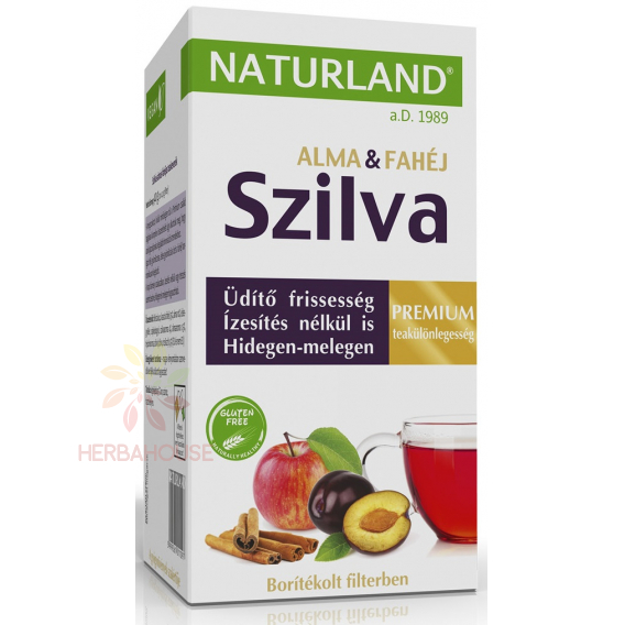Obrázok pre Naturland Slivkovo-jablkovo-škoricový porciovaný čaj (20ks)