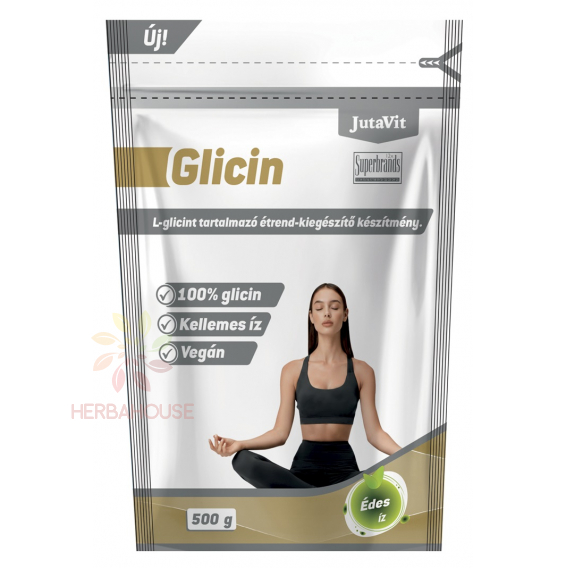 Obrázok pre Jutavit Glycín v prášku - pre spánok, výživu a sladké dochutenie (500g)