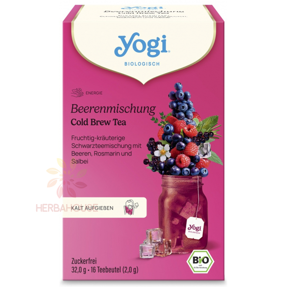 Obrázok pre Yogi Tea® Bio Cold Brew ľadový čaj s lesným ovocím a čiernym čajom (16ks)
