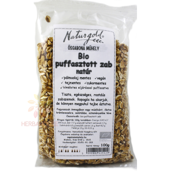 Obrázok pre Naturgold Bio Pufovaný ovos Natur (150g)