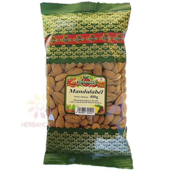 Obrázok pre Naturfood Mandle celé, nelúpané (400g)