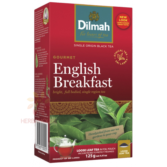 Obrázok pre Dilmah Sypaný cejlonský čierny čaj English Breakfast (125g)