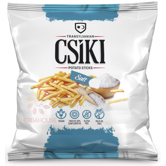Obrázok pre Csíki Chips Bezlepkové zemiakové paličky solené (60g)