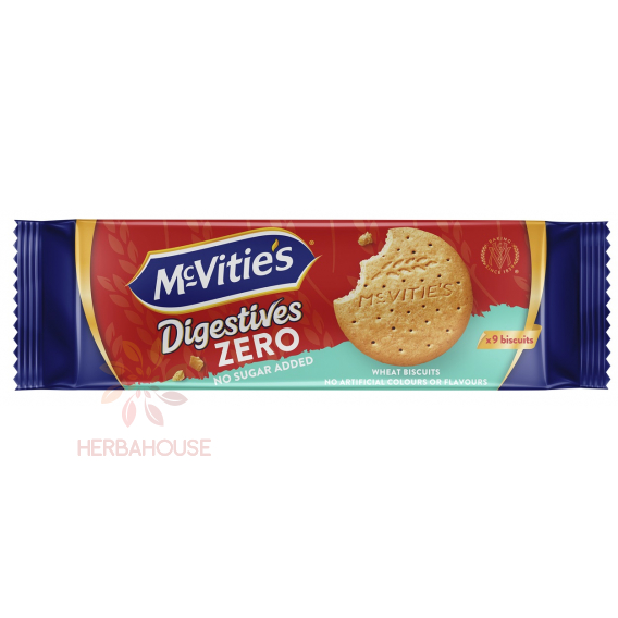 Obrázok pre McVitie's Digestive celozrnné sušienky bez pridaného cukru (133g)