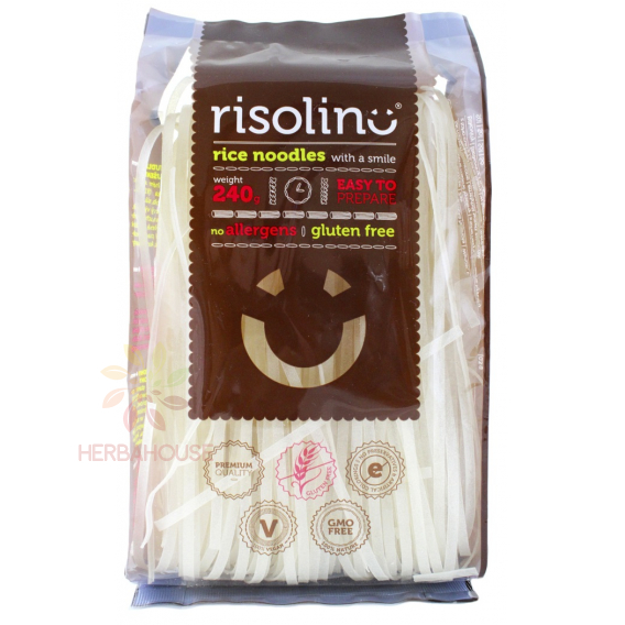 Obrázok pre Risolino Bezlepkové ryžové cestoviny - široké rezance 4mm (240g)