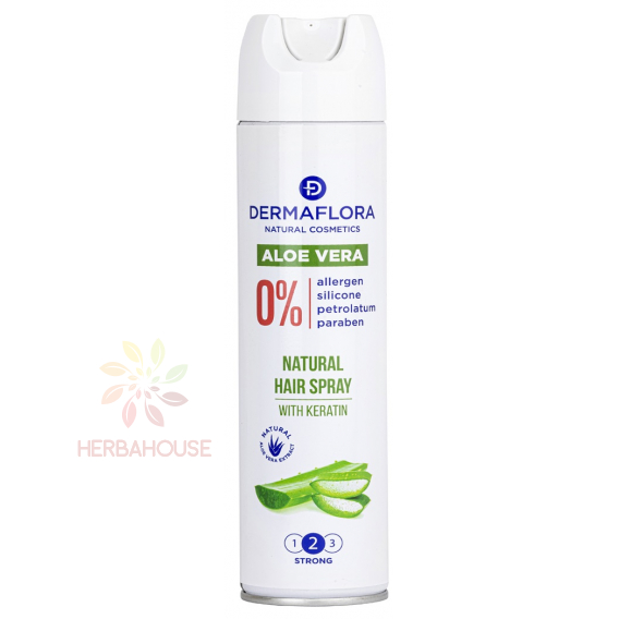 Obrázok pre Dermaflora Aloe Vera lak na vlasy s keratínom (300ml)