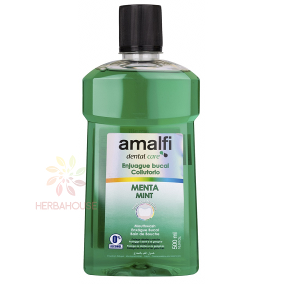 Obrázok pre Amalfi Mätová ústna voda s obsahom fluoridu (500ml)