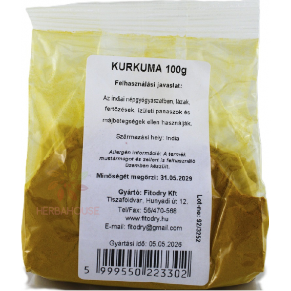 Obrázok pre Fitodry Kurkuma mletá (100g)