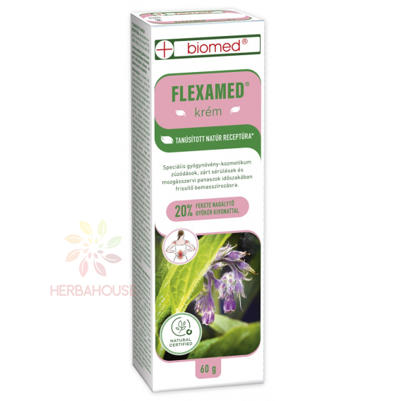 Obrázok pre Biomed Flexamed prírodný bylinný krém s kostihojom a harmančekom (60g)