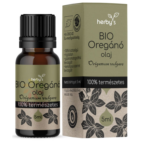 Obrázok pre Herbys Bio 100% Oreganový prírodný esenciálny olej (5ml)