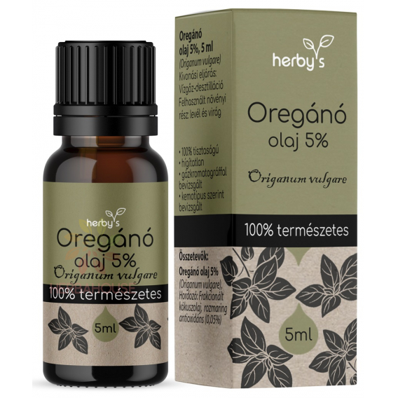Obrázok pre Herbys Oreganový prírodný esenciálny olej 5% (5ml)
