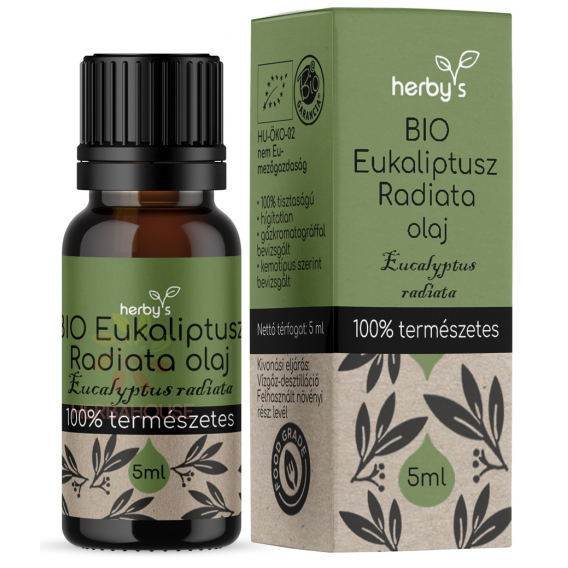 Obrázok pre Herbys Bio 100% prírodný eukalyptový esenciálny olej (5ml)