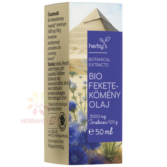 Obrázok pre Herbys Bio Vysoko koncentrovaný olej z čiernej rasce (50ml)