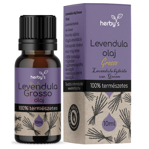 Obrázok pre Herbys 100% Prírodný levanduľový esenciálny olej Grosso (10ml)