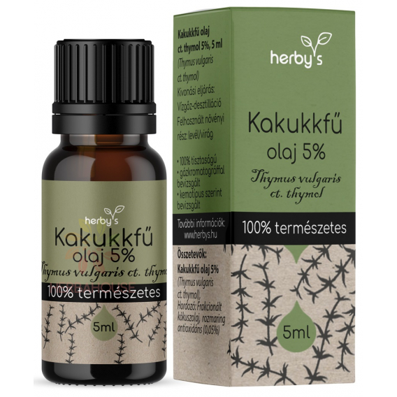 Obrázok pre Herbys Tymianový prírodný esenciálny olej 5% (5ml)