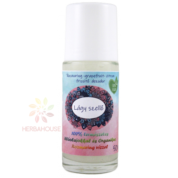 Obrázok pre Naturpolc Prírodný vegánsky dezodor s organickou rozmarínovou vodou a esenciálnymi olejmi (50ml)