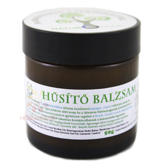 Obrázok pre Naturpolc Prírodný chladivý balzam na ťažké nohy s mentolom, rozmarínom a borovicou (50g)