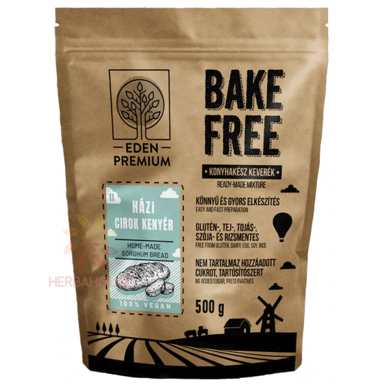 Obrázok pre Éden Prémium Bake Free Bezlepková múčna zmes na domáci cirokový chlieb (500g)