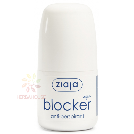 Obrázok pre Ziaja Vegan Anti-perspirant Blocker roll-on intenzívny antiperspirant proti nadmernému poteniu (60ml)