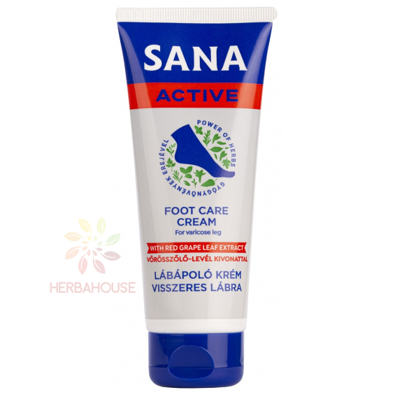Obrázok pre Sana Active krém na nohy s kŕčovými žilkami - úľava pre unavené a ťažké nohy (100ml)