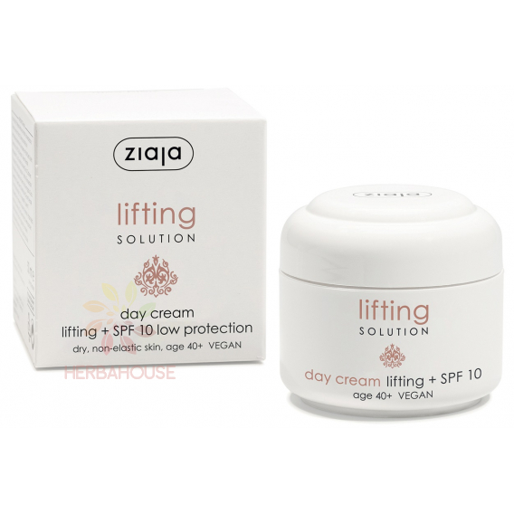 Obrázok pre Ziaja Lifting Solution denný liftingový krém pre zrelú pleť 40+ SPF 10 (50ml)