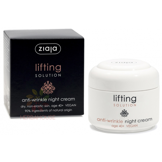 Obrázok pre Ziaja Lifting Solution nočný liftingový krém proti vráskam pre zrelú pleť 40+ (50ml)