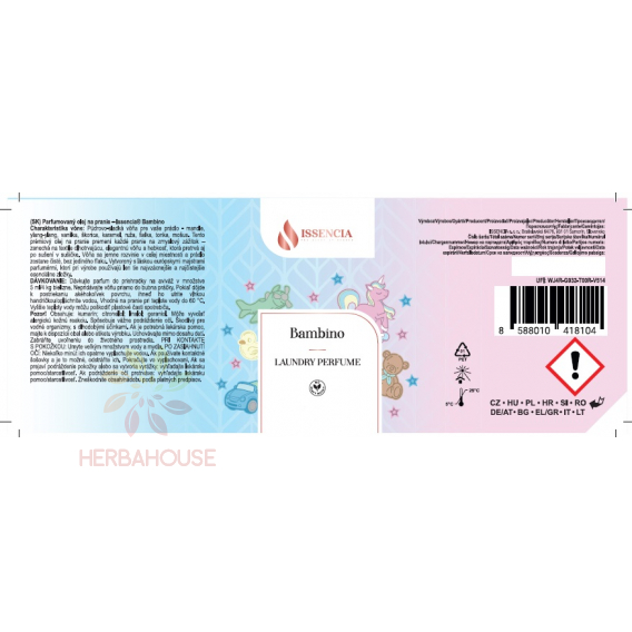 Obrázok pre Issencia Skúšobný set pracích parfumov 9×7 ml (63ml)