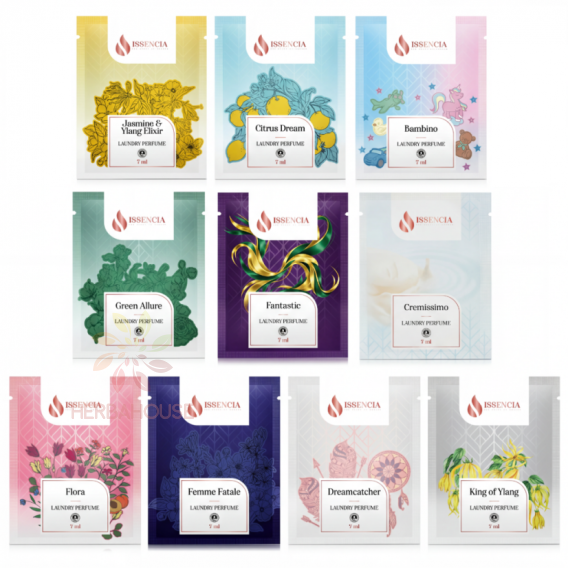 Obrázok pre Issencia Skúšobný set pracích parfumov 10×7 ml (70ml)