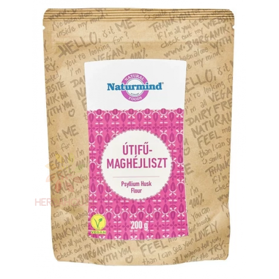 Obrázok pre Naturmind Múka zo psylliových šupiek (Psyllium múka) (200g)