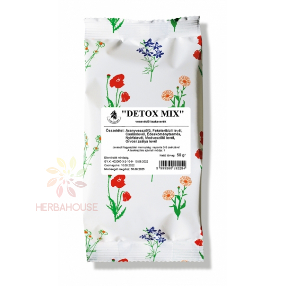 Obrázok pre Gyógyfű Bylinná čajová zmes Detox Mix na obličky a močové cesty (50g)