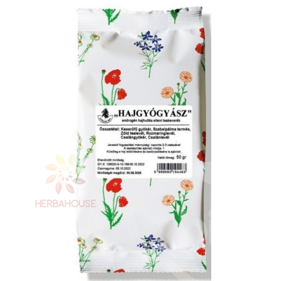 Obrázok pre Gyógyfű Trichológ sypaná bylinná čajová zmes pri androgénnom vypadávaní vlasov (50g)