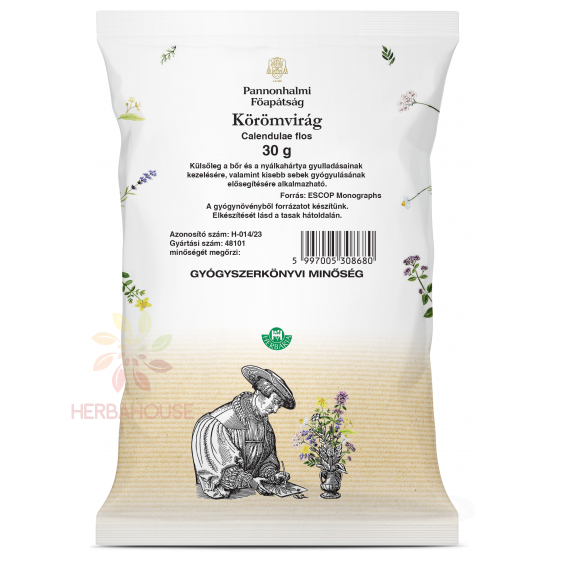 Obrázok pre Pannonhalmi sypaný čaj Nechtík lekársky (30g)