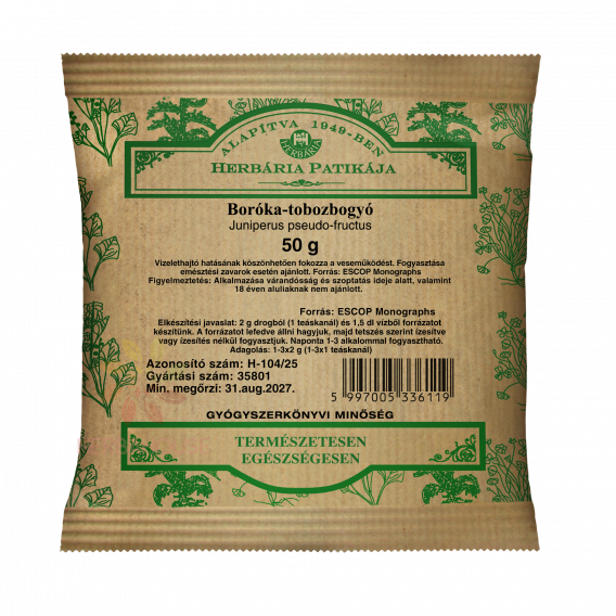 Obrázok pre Herbária sypaný čaj Borievka obyčajná – plod (50g) 