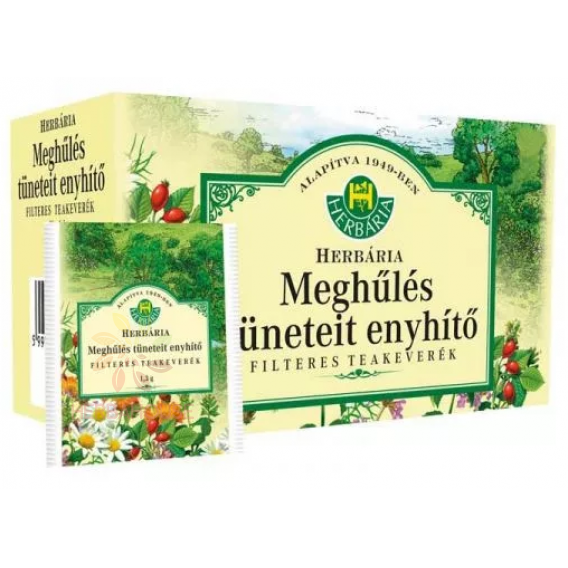 Obrázok pre Herbária Porciovaná bylinná čajová zmes pri prechladnutí a na dýchacie cesty (20ks)